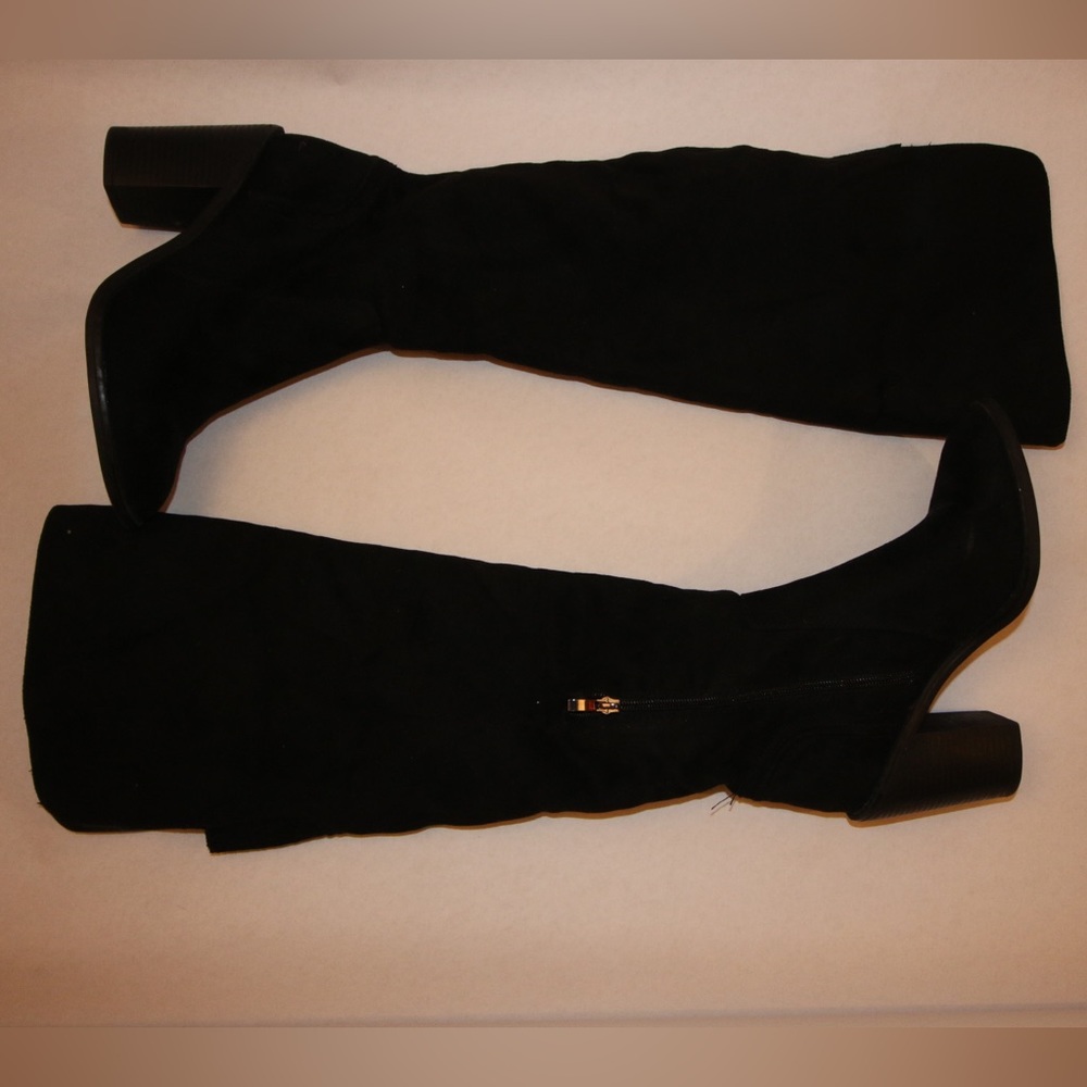 Gabriella suede knee-high boots